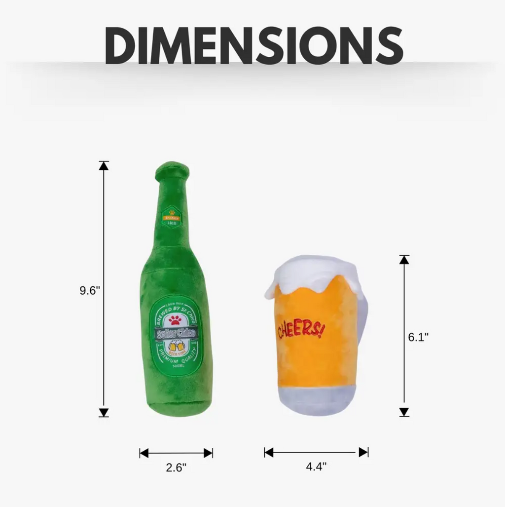 Cheers Dog Toy Gift Set