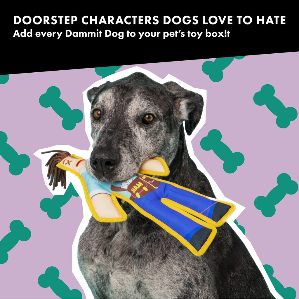 Mailman Squeaky Chew Toy