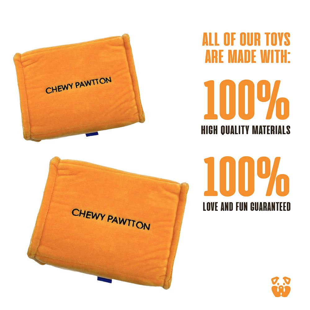 CHEWY PAWTTON PLUSH DOG TOY